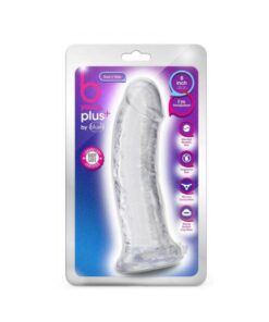 B Yours Plus Roar 'n' Ride Dildo Clear