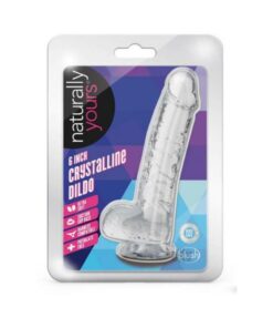 Naturally Yours Crystalline Dildo 6 In. Diamond