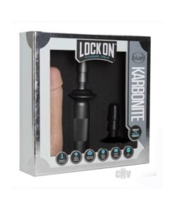 Lock On - Karbonite Dildo And Handle - Vanilla