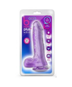 B Yours Plus Ram 'n' Jam Dildo Purple