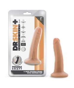 Dr. Skin Plus Posable Dildo 5 In. Vanilla