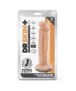 Dr Skin Plus Posable Dildo 6 Vanilla