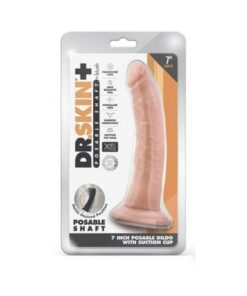 Dr Skin Plus Posable Dildo 7 Vanilla