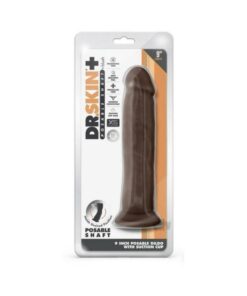 Dr Skin Plus Thick Pose Dildo 9 Chocola
