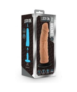 Lock On Argonite Dildo Mocha 8