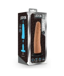 Lock On Dynamite Dildo Mocha 7