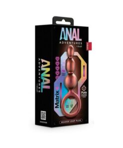 Anal Adv Matrix Beaded Loop Plug Copper