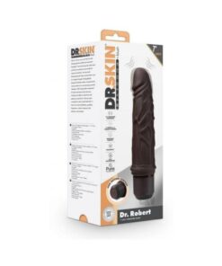 Dr Skin Silic Dr Robert Vibrate 7 Brown