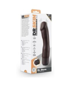 Dr Skin Silic Dr Steve Vibrate 7 Brown