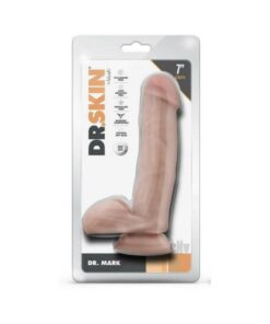 Dr Skin Mr Mark 7 Dildo Balls Beige