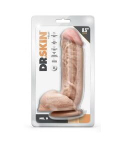 Dr Skin Mr D 8.5 Dildo Balls Beige