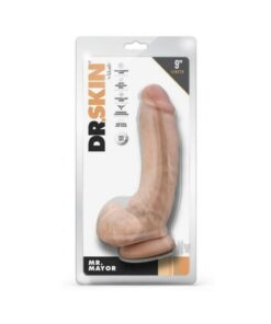Dr Skin Mr Mayor 9 Dildo Balls Beige
