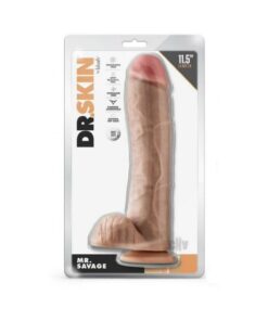 Dr Skin Mr Savage 11.5 Dildo Balls Beige