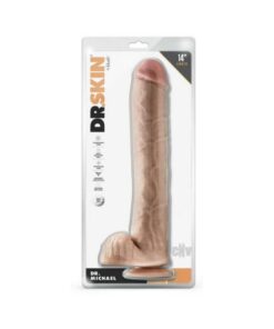 Dr Skin Dr Michael 14 Dildo Balls Beige