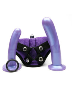 Tantus Bend Over Intermediate Harness Kit - Purple Haze - Barrier Bag
