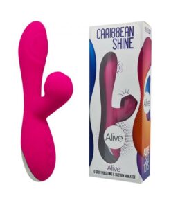Caribbean Shine Pulsing Dual Stimulator - Pink