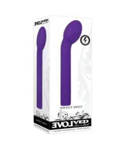 Evolved Sweet Spot Rechargeable Silicone Purple