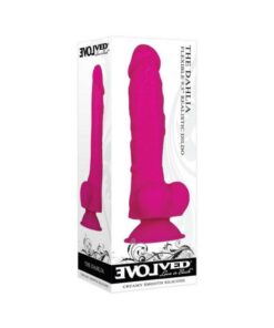 Evolved The Dahlia Silicone Dong Magenta
