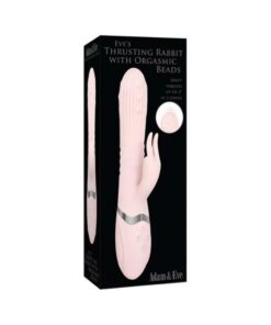 A&e Eve's Thrusting Rabbit With Orgasmic Beads Pink