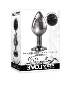 Evolved Black Gem Anal Plug Medium