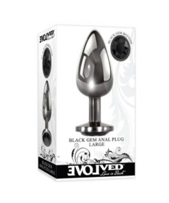 Evolved Black Gem Anal Plug Large