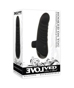 Evolved Hooked On You Rechargeable Silicone Black