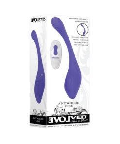 Evolved Anywhere Vibe Rechargeable Silicone Blue