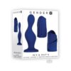 Gender X In's & Out's Dildo And Stroker Blue