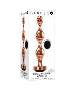 Gender X Gold Digger Medium Plug Rose Gold/black