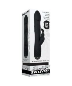 Evolved Bodacious Bunny Silicone Rechargeable Black