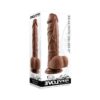 Evolved Realistic Dildo With Balls 8 In. Dark