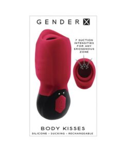 Gender X Body Kisses Suction Toy Red