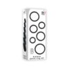 Aande Penis Ring Set 6pc Black