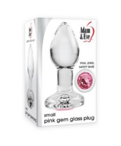 Aande Pink Gem Glass Plug Sm