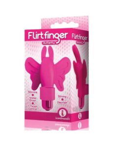 The 9's Flirt Finger Butterfly Finger Vibrator Pink