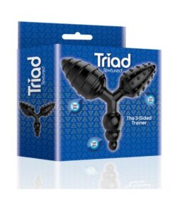 The 9's Triad 3-sided Butt Plug Textured