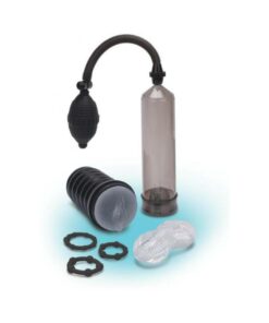 Zolo Pump And Pleasure Set 6pc Black