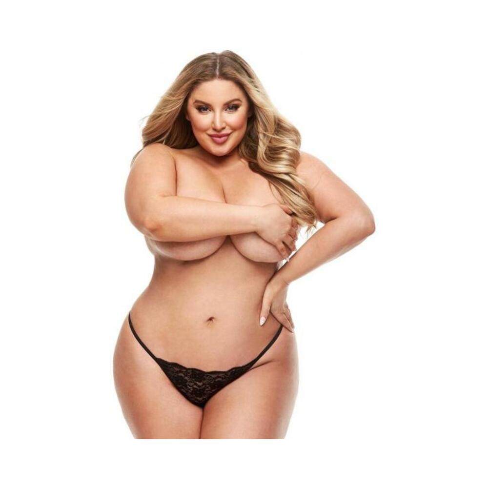 Sk Lace Gstring Panty Vibe Qs Black