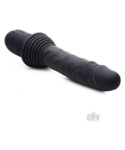 Ms Vibrating Thrusting Dildo Black