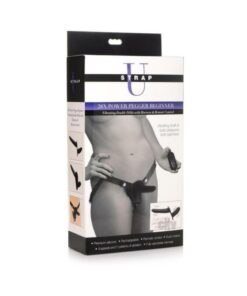 Strap U Vibe Dbl Dildo W/harness Black