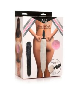 Tailz Silicone Anal Plug And 3 Tails Set