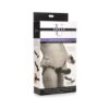 Strap U 28x Lg Dbl Dildo Harn/rc Black