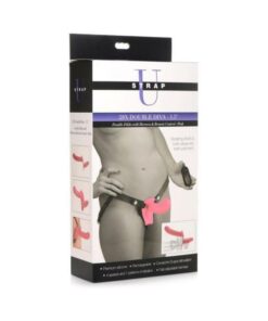 Strap U 28x Dbl Dildo Harness W/rc Pink