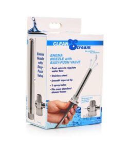 Cleanstream Enema Nozzle Push Valve