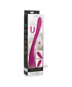 Inmi 7x Double Down Dildo W/remote Purpl