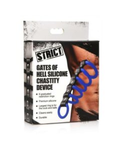 Strict Gates Of Hell Chastity Device Blu