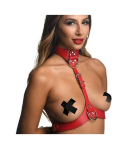 Strict Female Chest Harness M/l Red