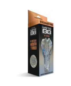 Happy Endings Mstr B8 In The Clear Mouth Stroker Lip Service Canister