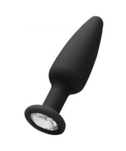 Ouch Cone-shaped Diamond Butt Plug - Black