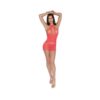 Dg Chemise & G-string Coral Os